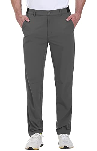 Rdruko Men's Quick Dry Stretch Golf Pants Dark Gray US 40 Casual Pants with Pockets
Rdruko Men's Lightweight Stretch Gol