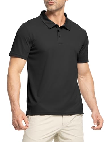 Men's Rdruko Golf Polo Shirt Short Sleeve Moisture Wicking Collared Shirts for Outdoor UPF 50+
| Rdruko Men's Golf Polo