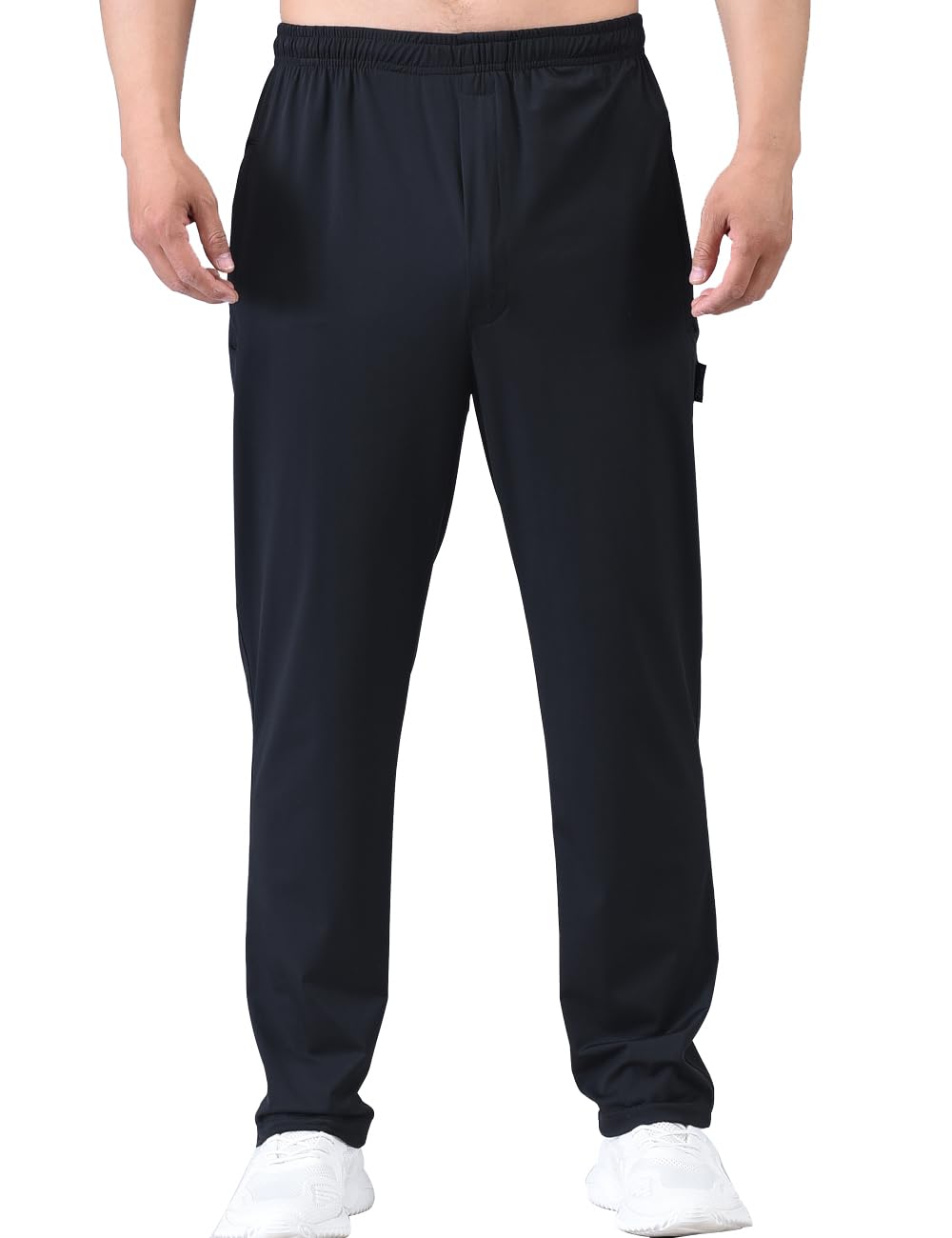 Men's Zoulee Elastic Waist Zipper Fly Hiking Pants for Outdoor Activities
| Quick-Dry Lightweight Zoulee Men's Elastic