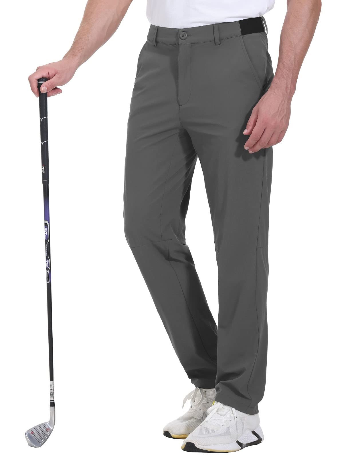 Rdruko Men's Quick Dry Stretch Golf Pants Dark Gray US 40 Casual Pants with Pockets
Rdruko Men's Lightweight Stretch Gol