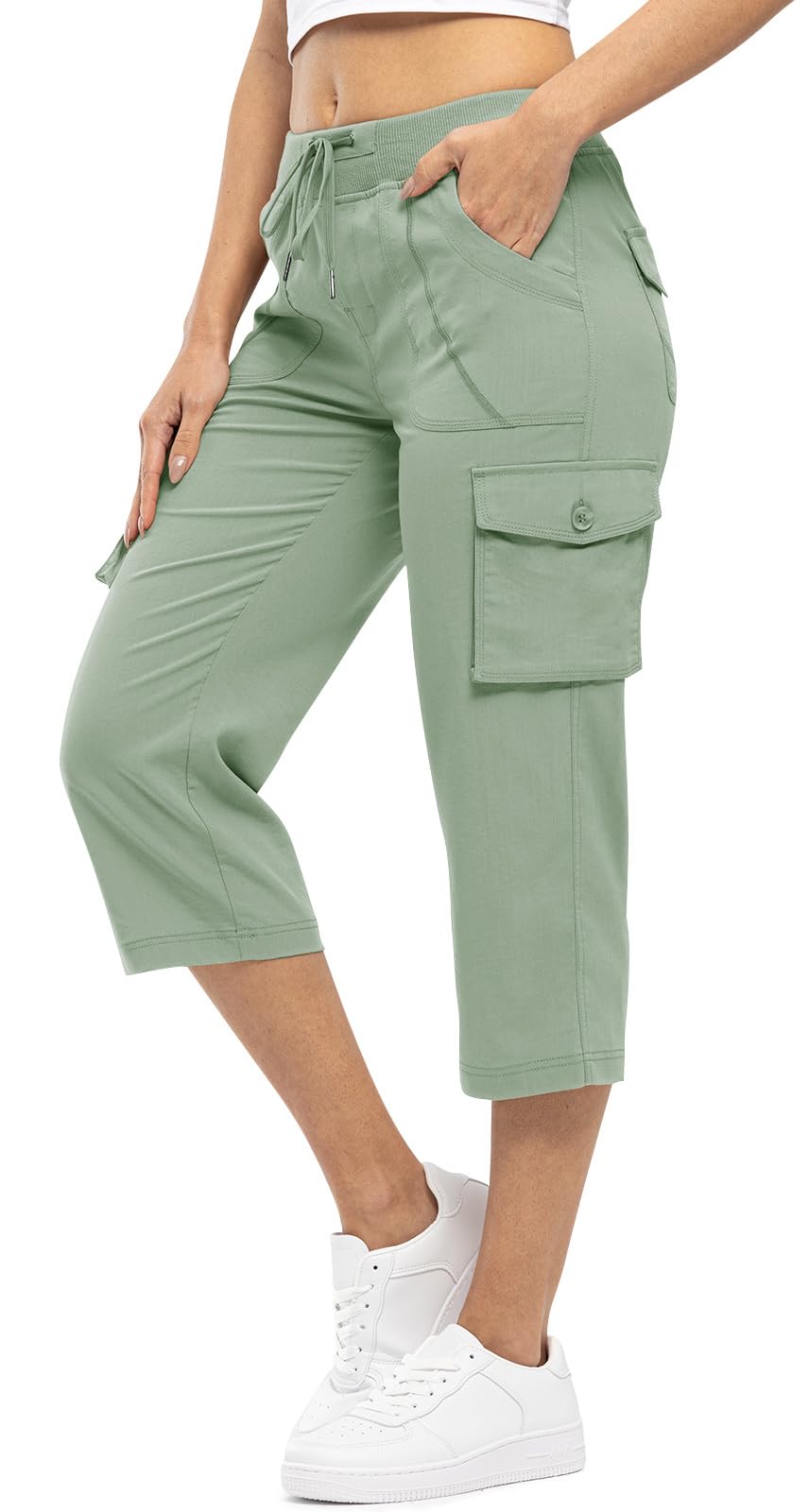 Rdruko Women's Lightweight Quick Dry Hiking Summer Pants Casual Travel with Pockets