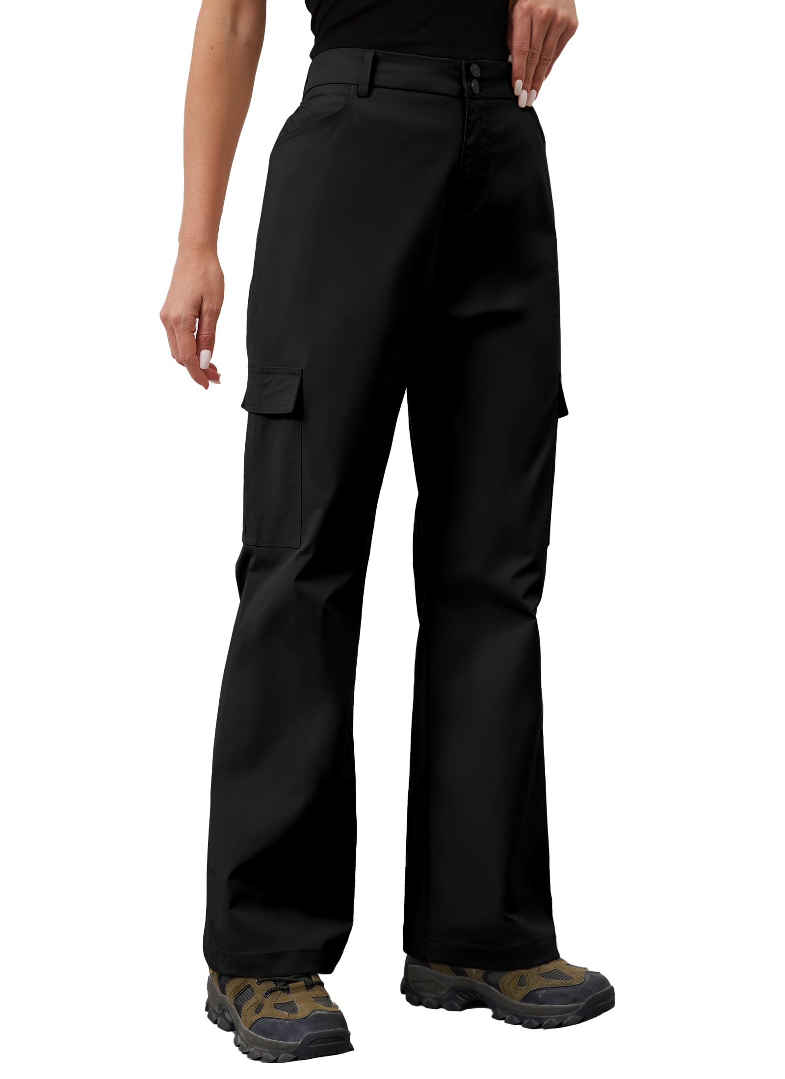 VAKEY Womens Waterproof Hiking Cargo Pants Quick Dry Outdoor Travel Pants with Pockets
| VAKEY Lightweight womens Hikin