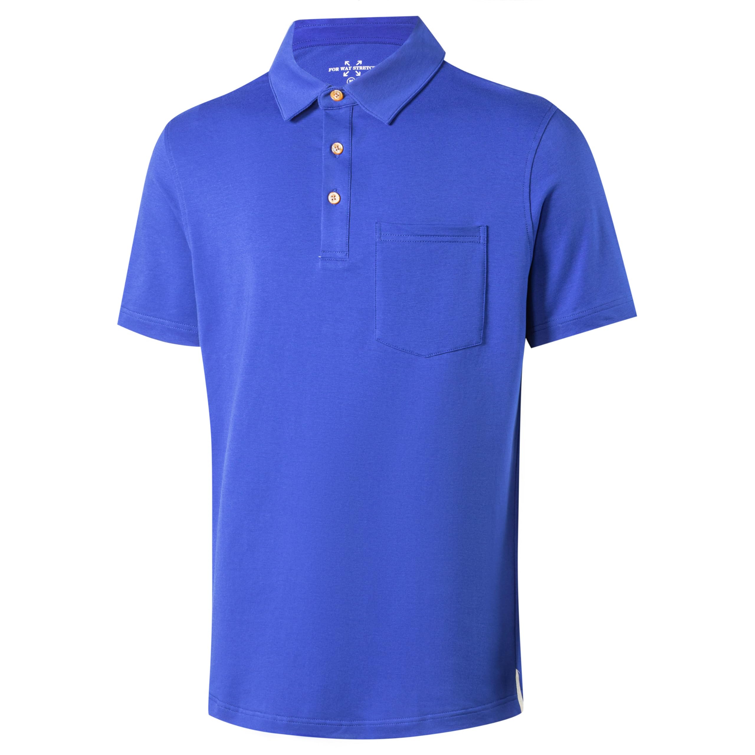 Nucltck Men's Moisture Wicking Short Sleeve Polo Shirts for Men Performance Golf Shirts
Nucltck Men's Cotton Blend Short