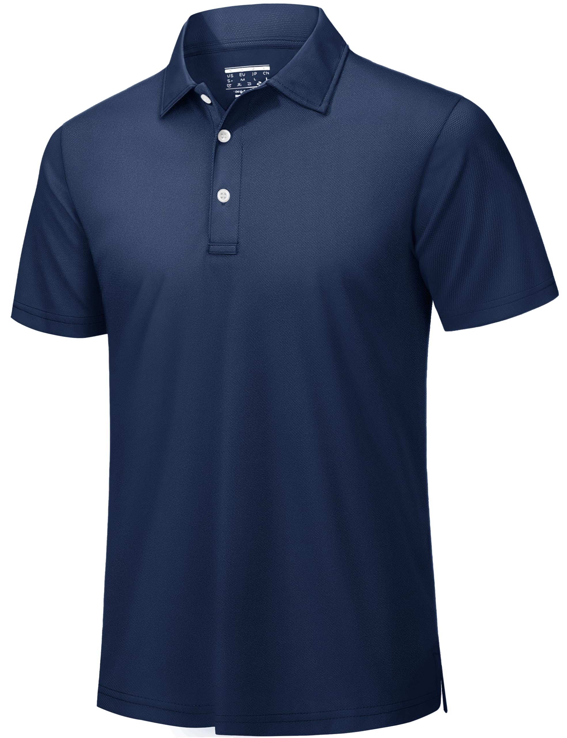 TACVASEN Mens Dry Fit Polo Shirt for Men in Short Sleeve with CollarPerfect for Golf and Work